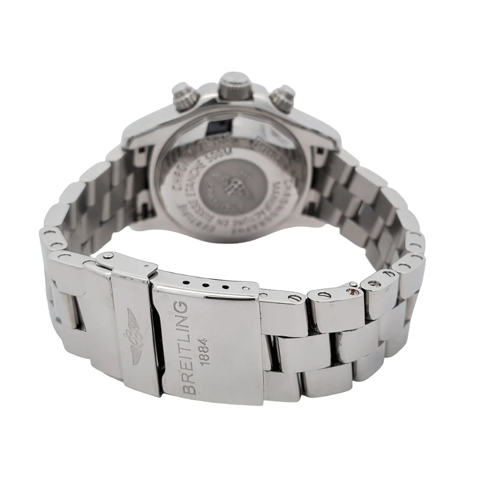 Breitling Chrono SuperOcean Day-Date 42mm Black Concentric Dial Steel Watch A13340 - Image 5