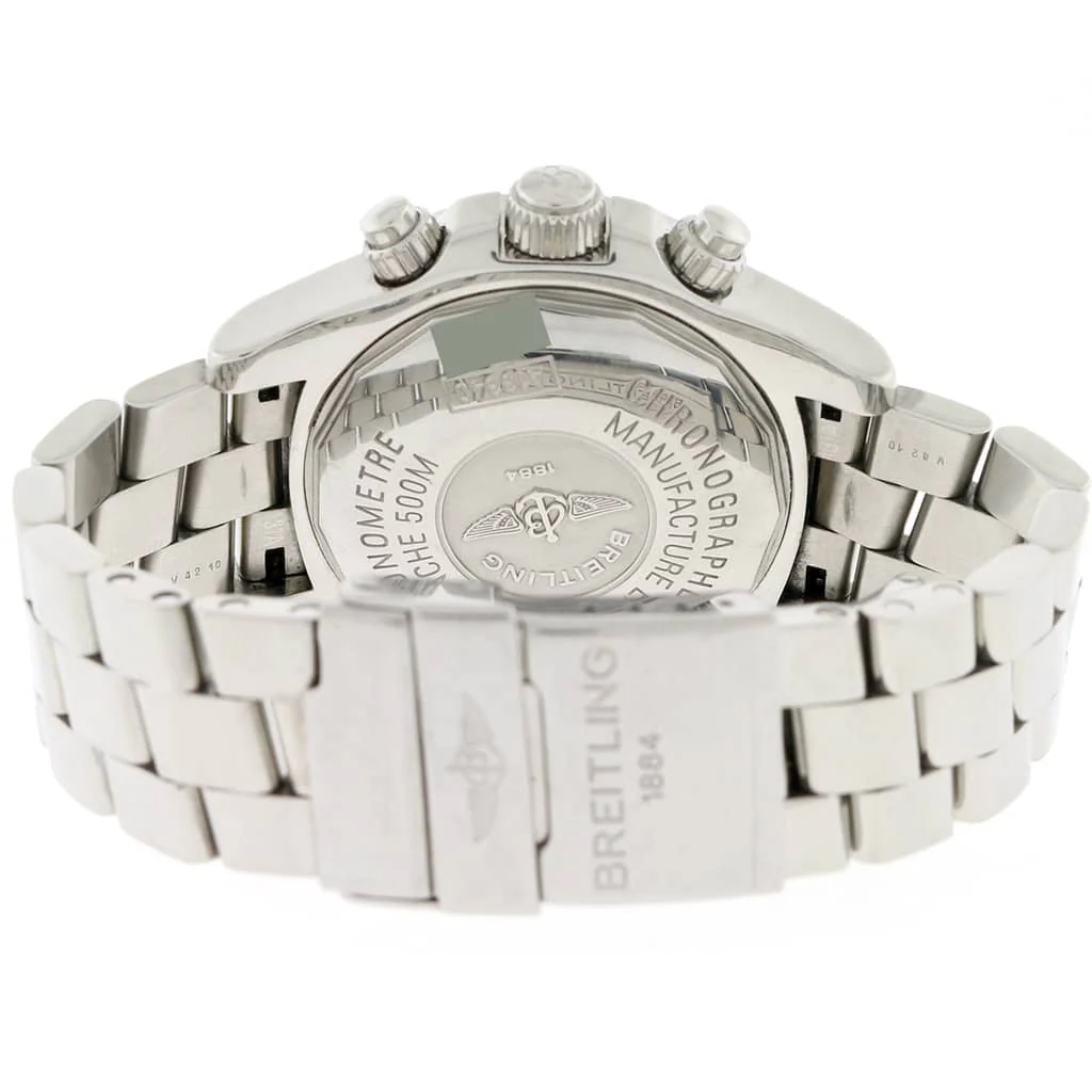 Breitling Chrono SuperOcean Day Date Black Dial 42MM Automatic Stainless Steel Mens Watch A13340 - Image 7