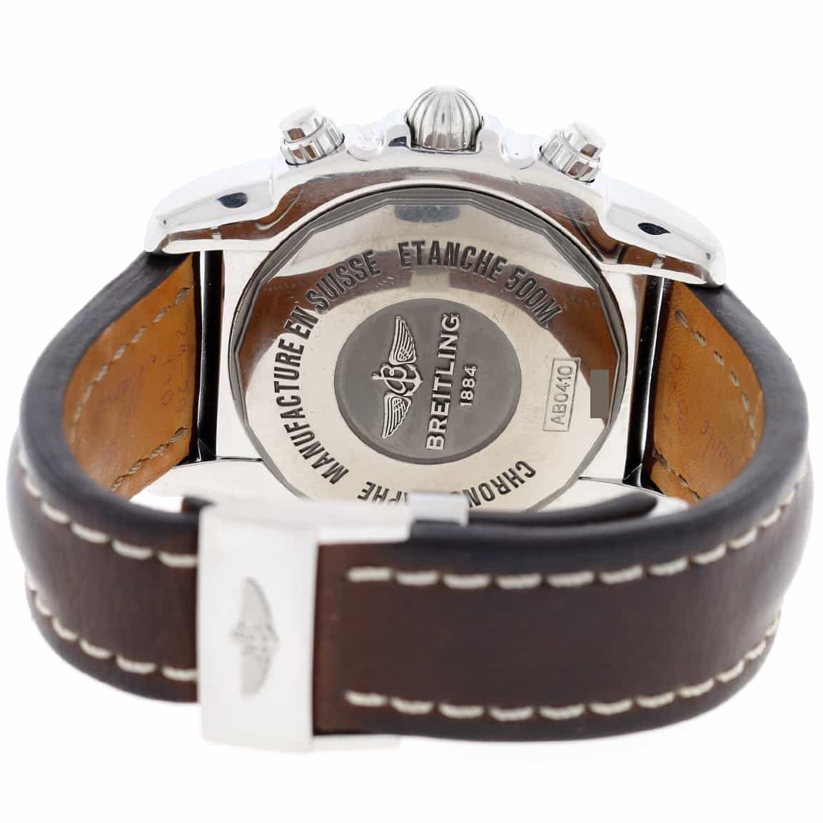 Breitling Chronomat 01 Chronograph 44MM Brown Dial Automatic Stainless Steel Mens Watch AB0410 - Image 7