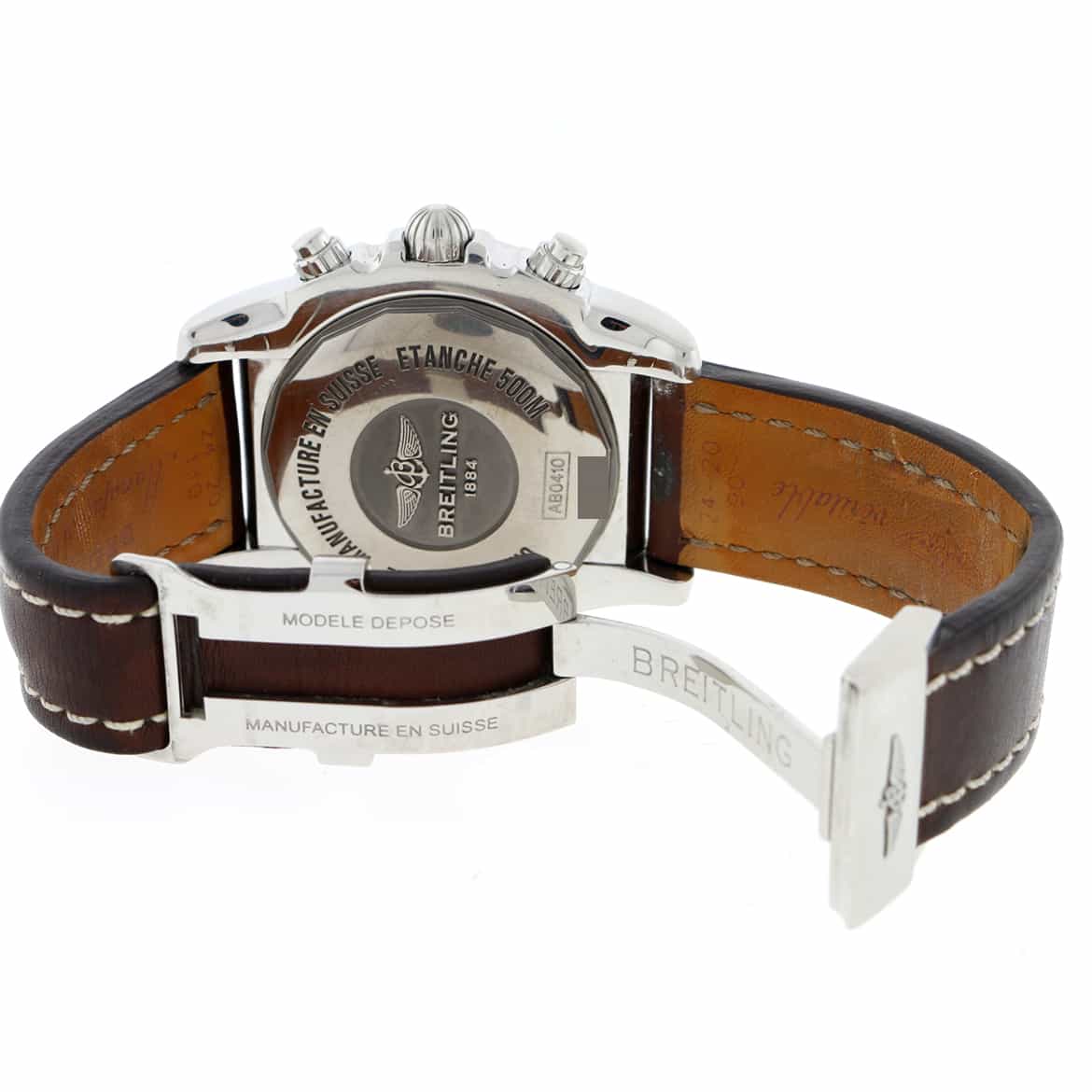 Breitling Chronomat 01 Chronograph 44MM Brown Dial Automatic Stainless Steel Mens Watch AB0410 - Image 8