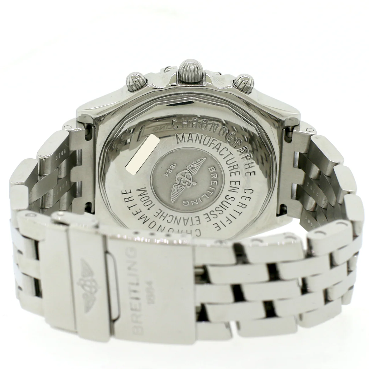 Breitling Chronomat 39MM Blue Dial Watch A13352 - Image 4