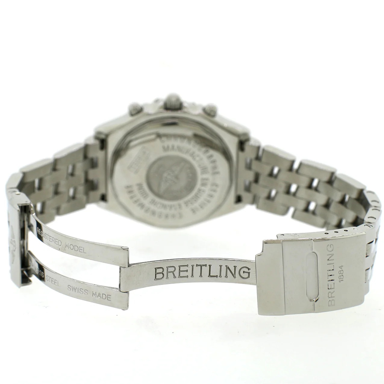 Breitling Chronomat 39MM Blue Dial Watch A13352 - Image 5