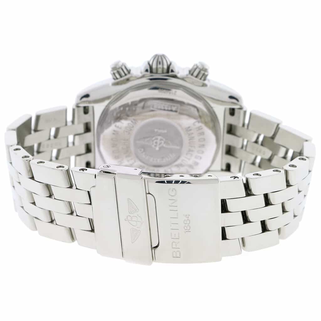Breitling Chronomat Evolution Chronograph 44MM Grey Concentric Dial Automatic Stainless Steel Mens Watch A13356 - Image 7