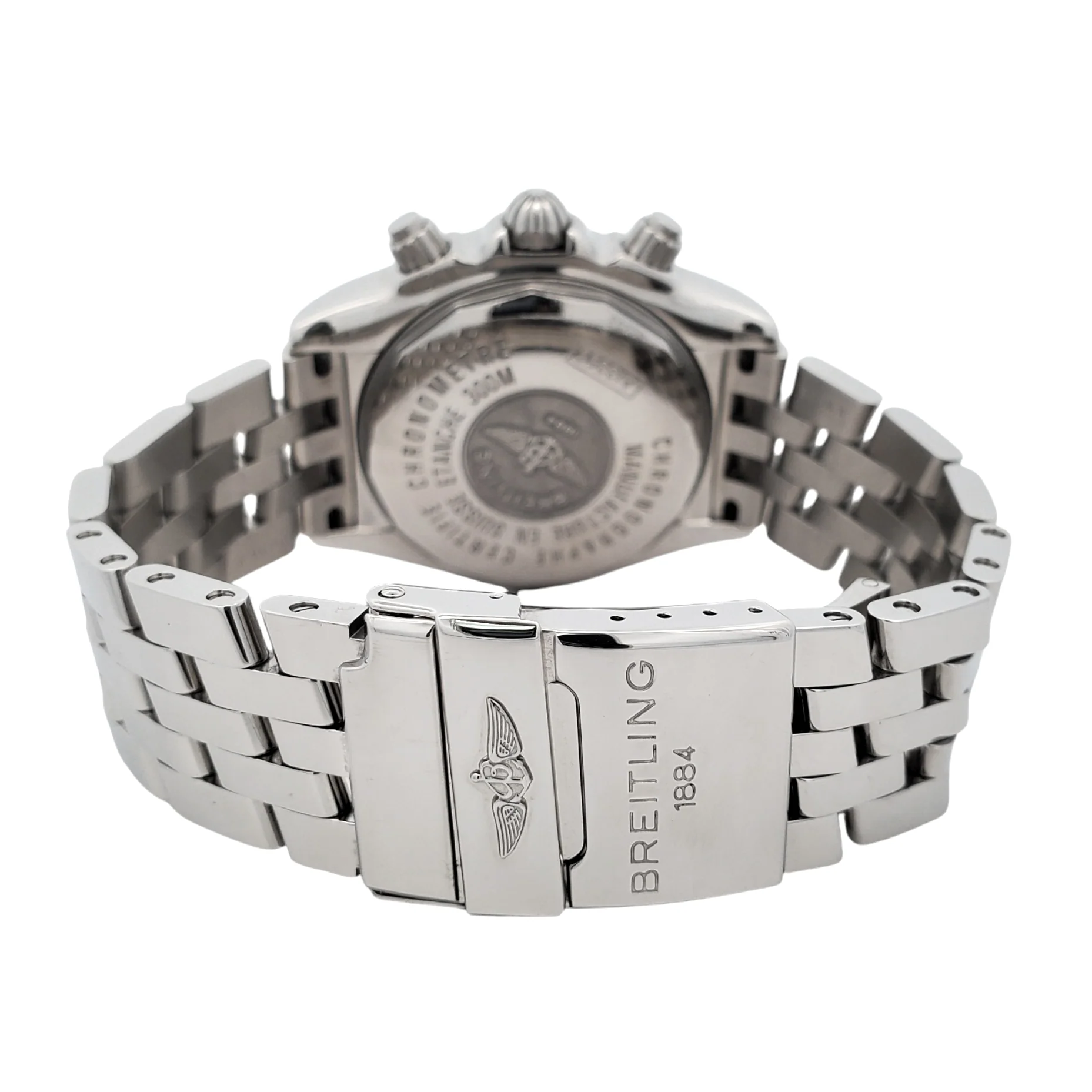 Breitling Chronomat Evolution White Dial Chronograph 44mm Stainless Steel Watch A13356 - Image 5