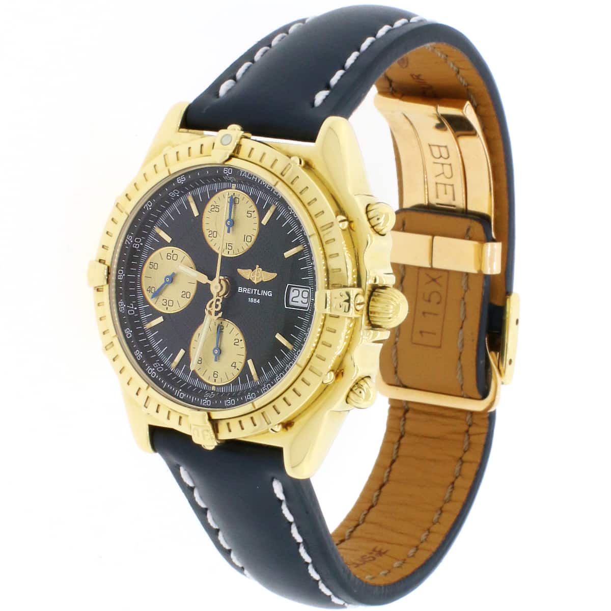 Breitling Chronomat Vitesse 18K Yellow Gold Chronograph 41mm Automatic Mens Watch K13050.1 - Image 3