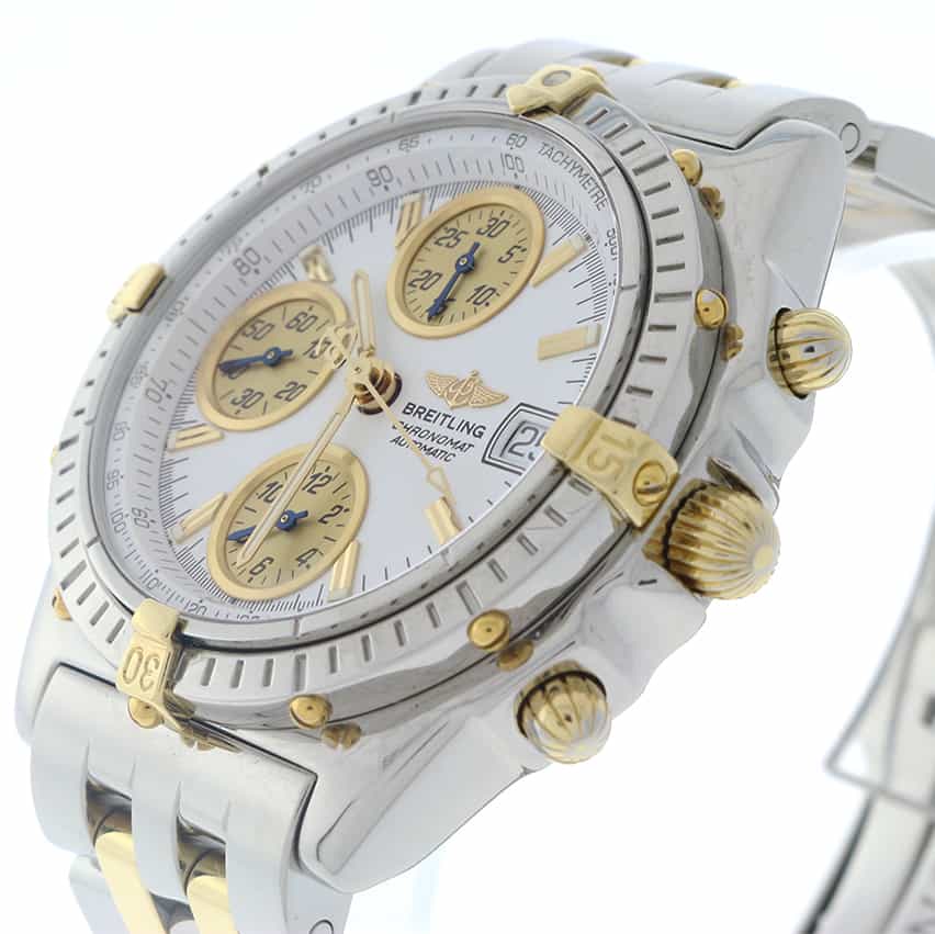Breitling Chronomat Vitesse 2-Tone 18K Yellow Gold/Stainless Steel 41mm Automatic Mens Watch B13050 - Image 5