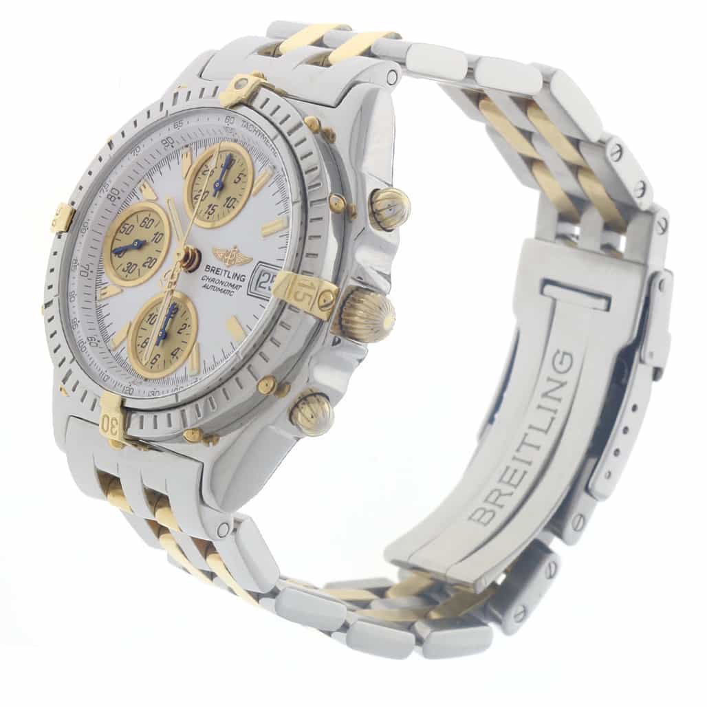 Breitling Chronomat Vitesse 2-Tone 18K Yellow Gold/Stainless Steel 41mm Automatic Mens Watch B13050 - Image 6