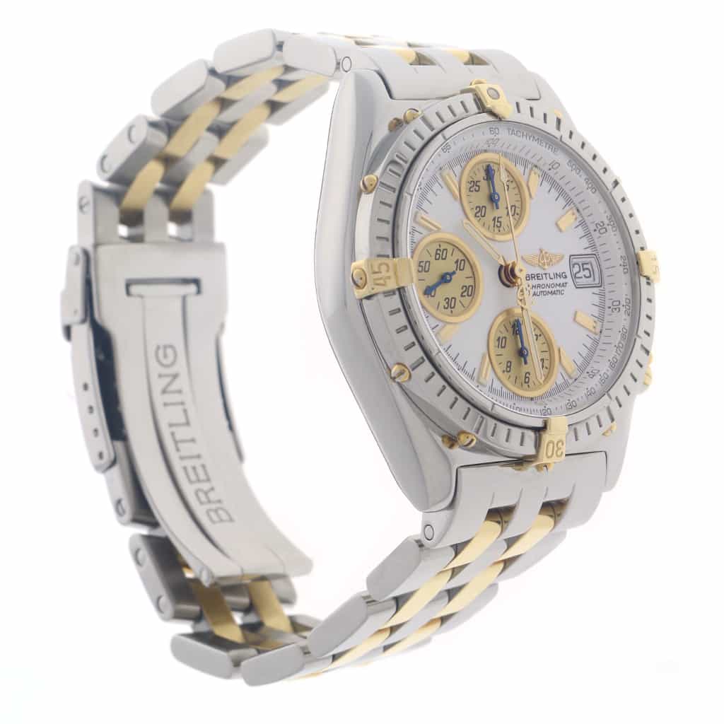 Breitling Chronomat Vitesse 2-Tone 18K Yellow Gold/Stainless Steel 41mm Automatic Mens Watch B13050 - Image 7
