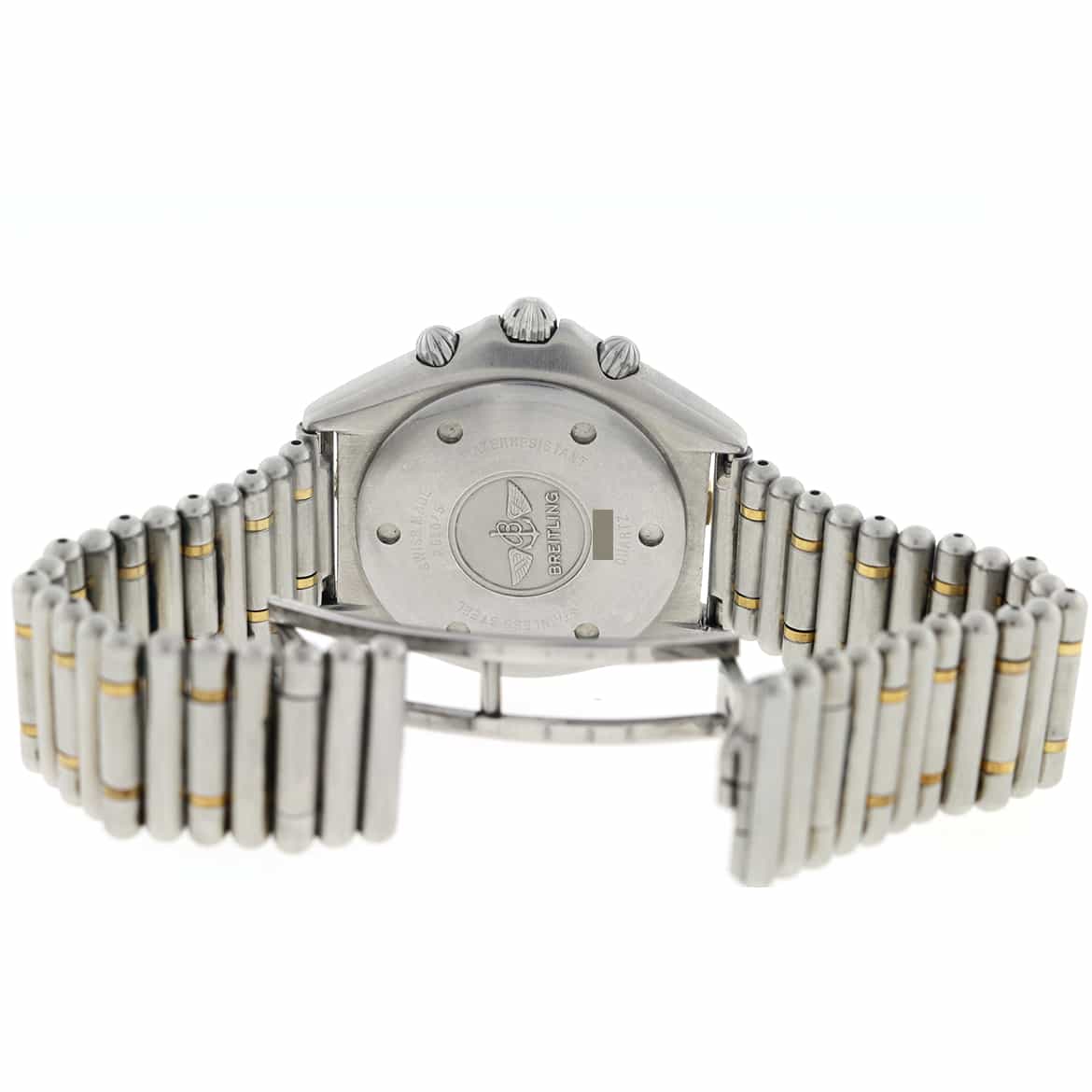 Breitling Chronomat Windrider Sextant Chronograph White Dial 36MM Stainless Steel Watch B55045 - Image 8