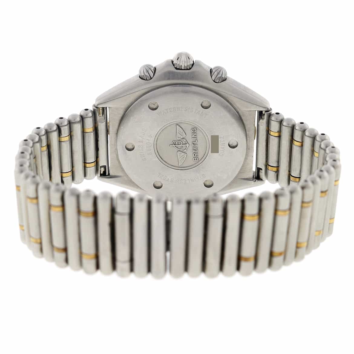 Breitling Chronomat Windrider Sextant Chronograph White Dial 36MM Stainless Steel Watch B55045 - Image 9
