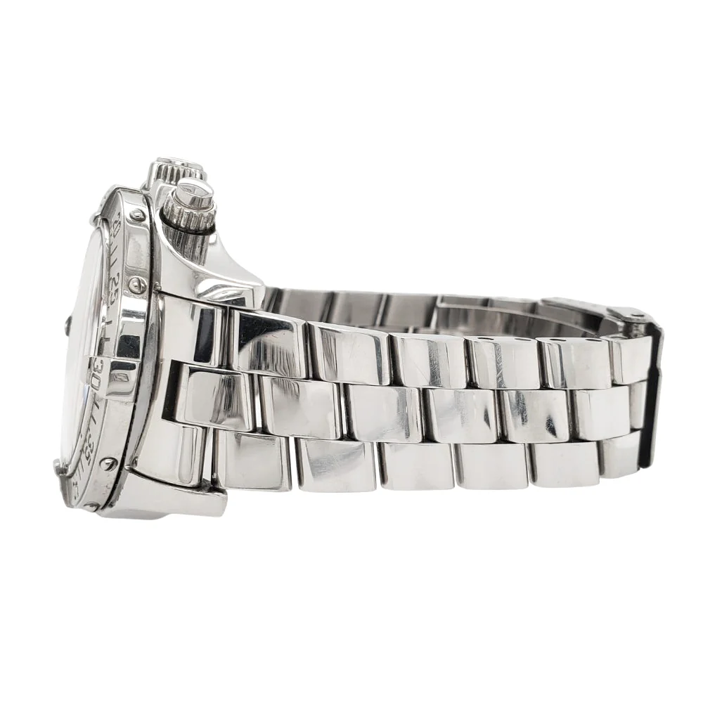 Breitling Chronometre Superocean 42MM Day Date Steel Watch with Silver Dial A13340 Box Papers - Image 3