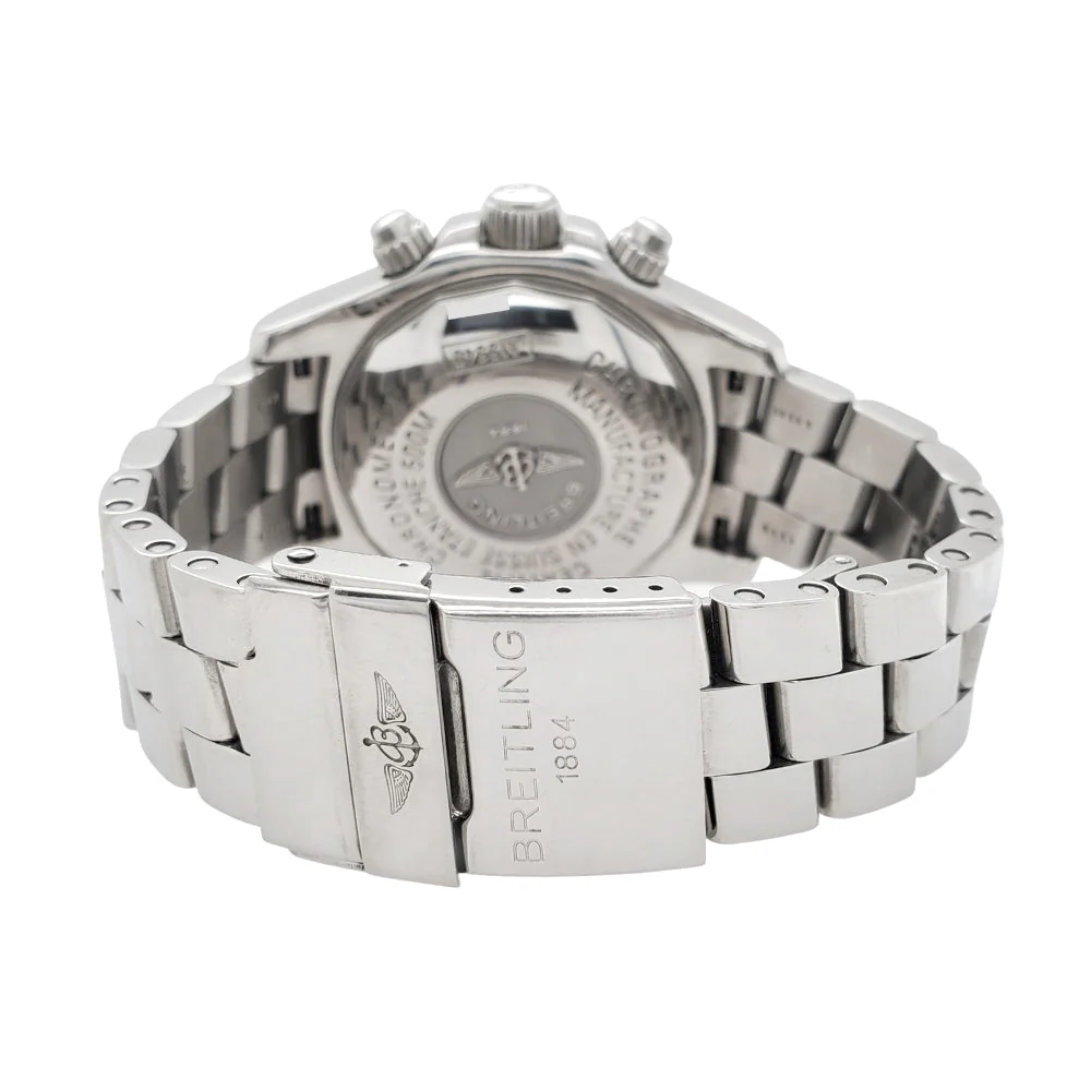Breitling Chronometre Superocean 42MM Day Date Steel Watch with Silver Dial A13340 Box Papers - Image 4
