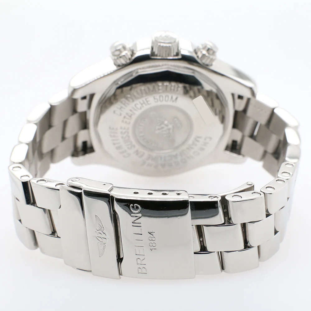 Breitling Chronometre Superocean 42MM Day Date Steel Watch with Silver Dial A13340 - Image 7