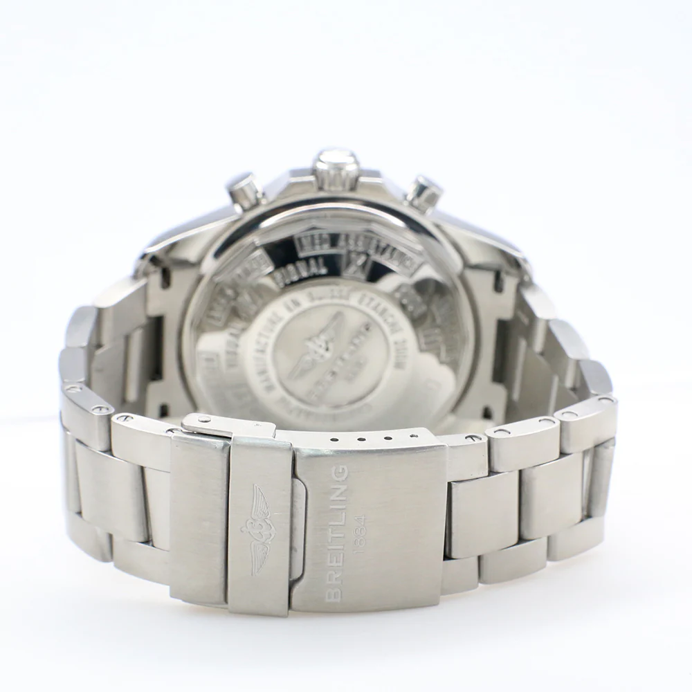 Breitling Chronospace Chronograph 46MM Black Dial Steel Watch A23360 Papers - Image 7