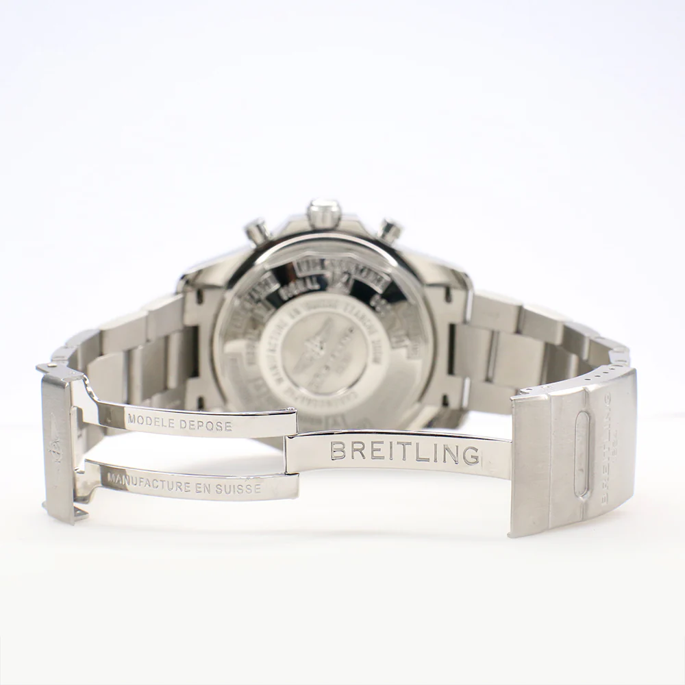 Breitling Chronospace Chronograph 46MM Black Dial Steel Watch A23360 Papers - Image 8