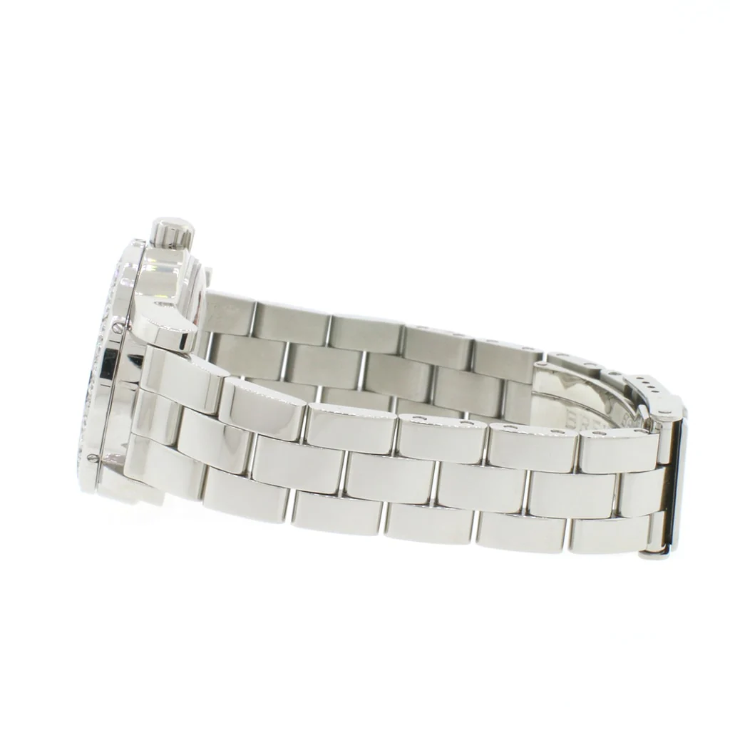 Breitling Colt 33 Factory Black Dial Stainless Steel Ladies Watch A77387 w/Diamond Bezel - Image 5