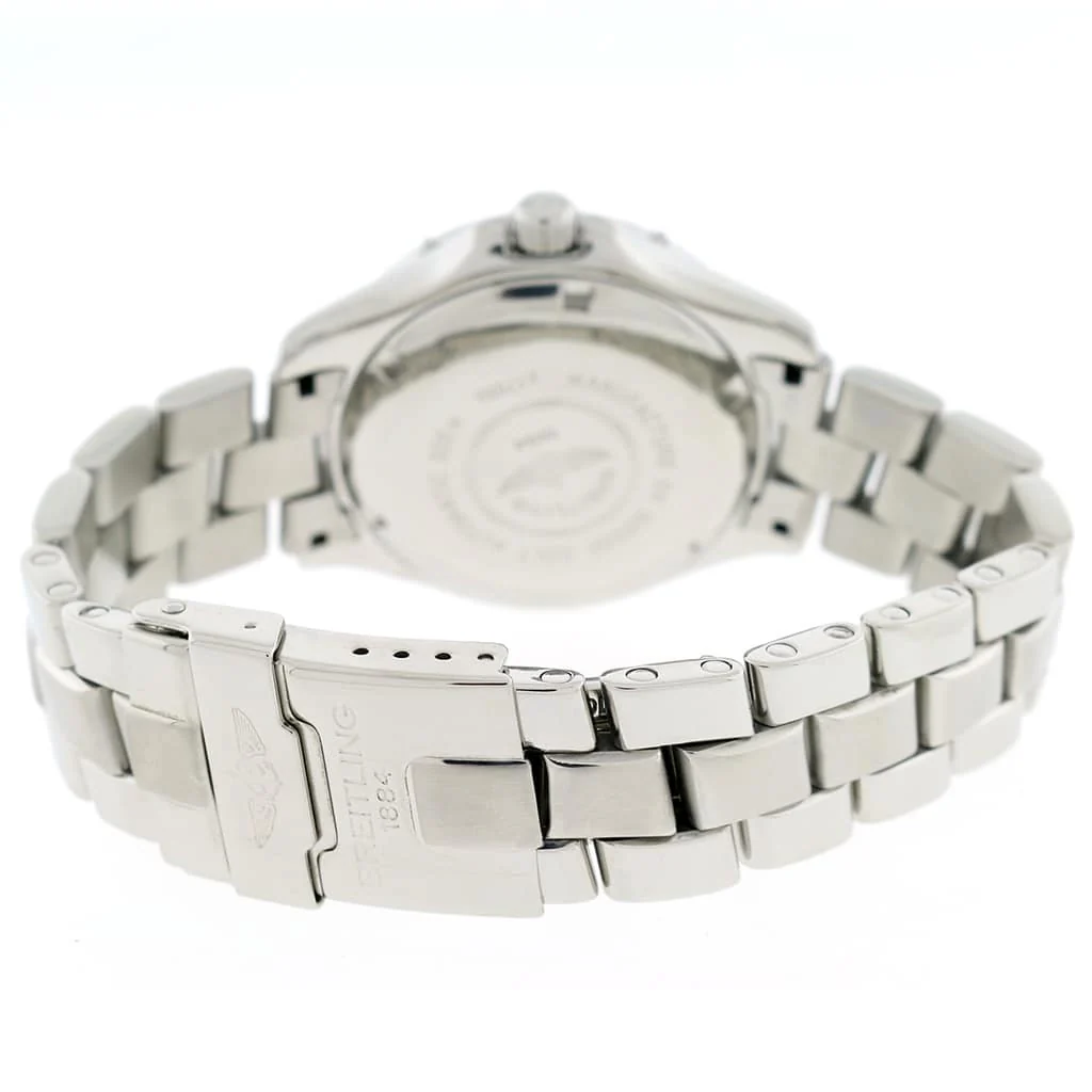 Breitling Colt Ocean Automatic Black Dial 38MM Stainless Steel Mens Watch A17050 - Image 7