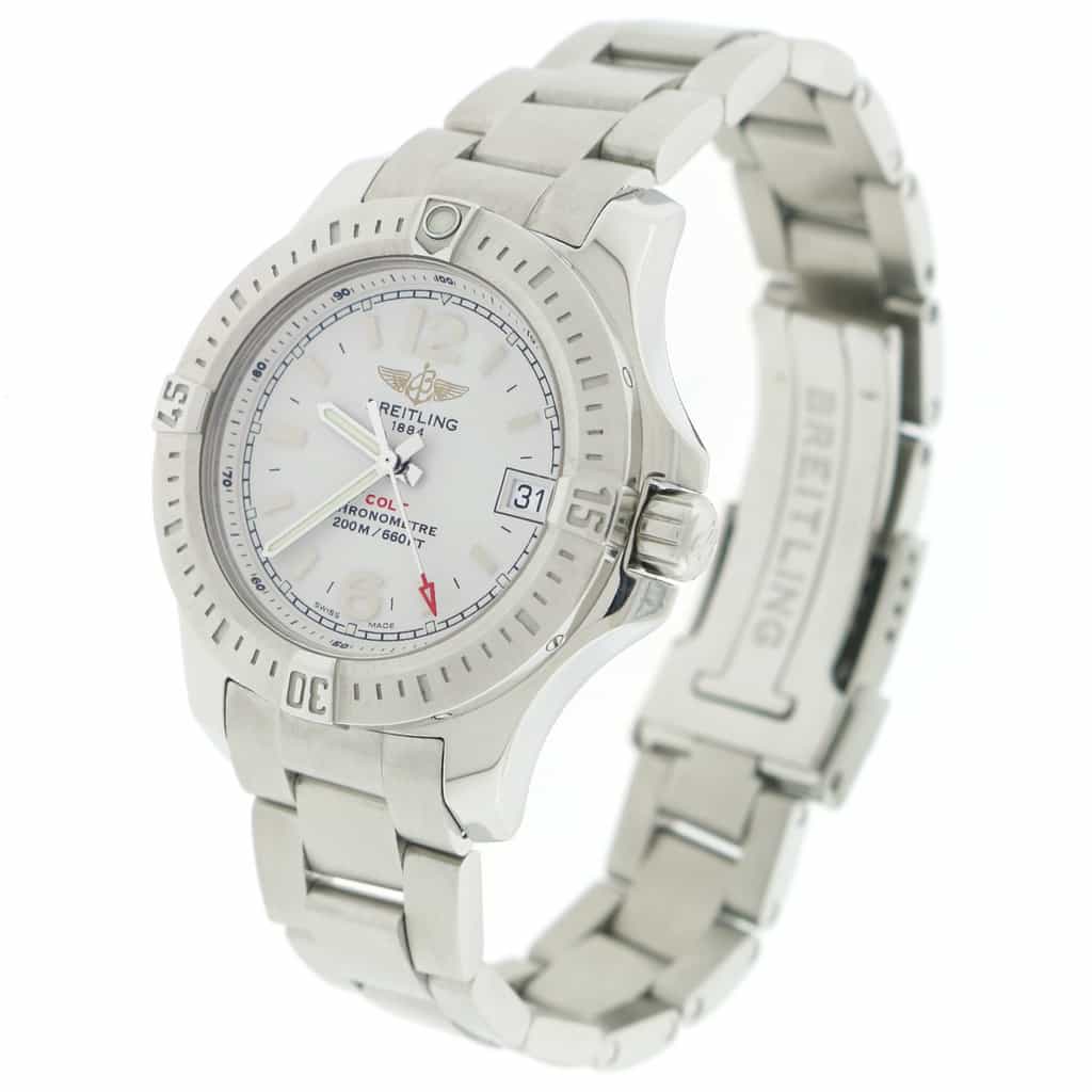 Breitling Colt Oceane 33MM Cream Dial Stainless Steel Ladies Watch A77388 - Image 2