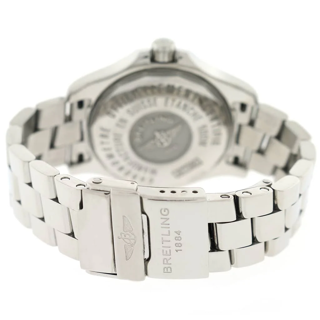 Breitling Colt Oceane 33MM Factory Silver Stick Dial Stainless Steel Ladies Watch A77380 - Image 6