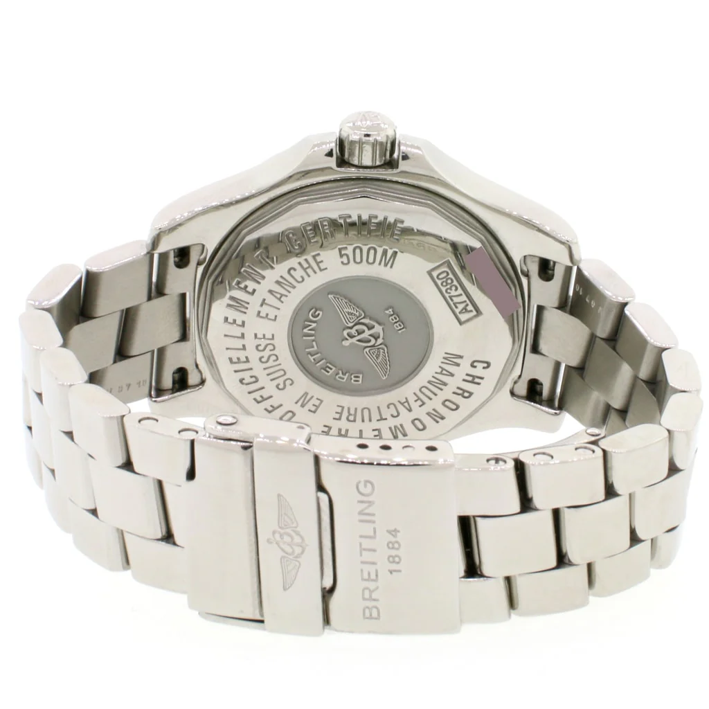 Breitling Coltoceane SS 33MM Original Dial & Factory Original Diamond Bezel Ladies Watch A77380 - Image 5