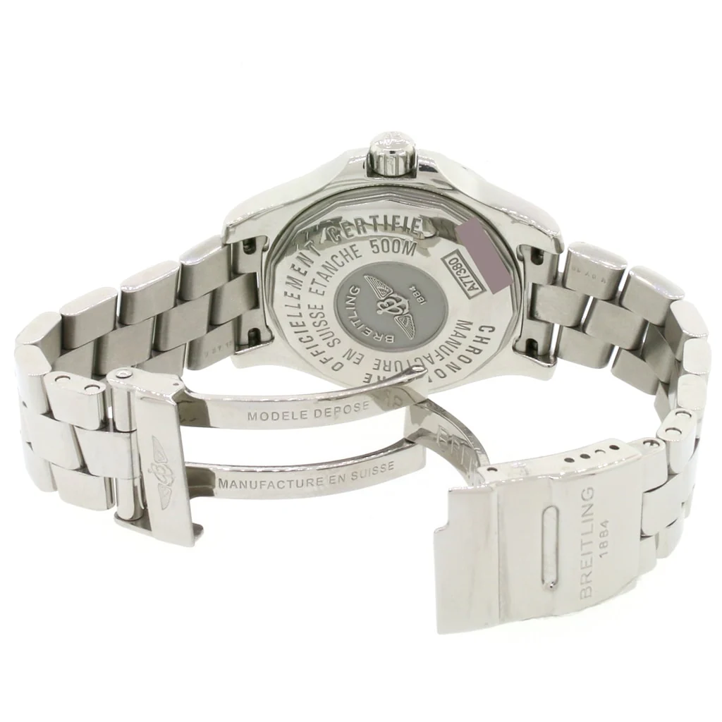 Breitling Coltoceane SS 33MM Original Dial & Factory Original Diamond Bezel Ladies Watch A77380 - Image 6