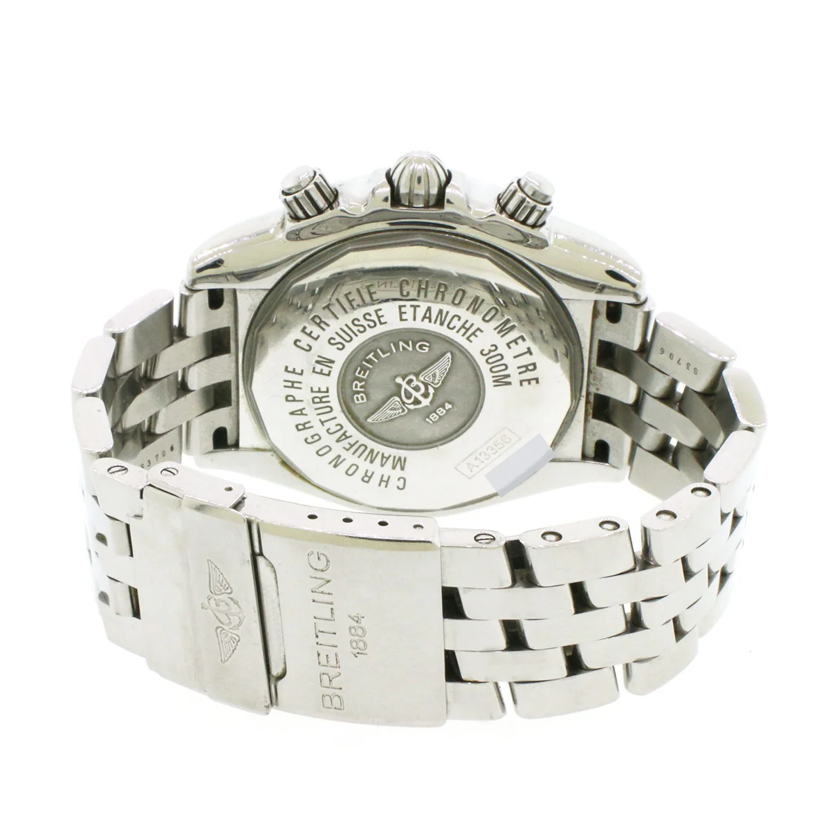Breitling Evolution Factory MOP Dial Steel 44mm Watch A13356 - Image 5