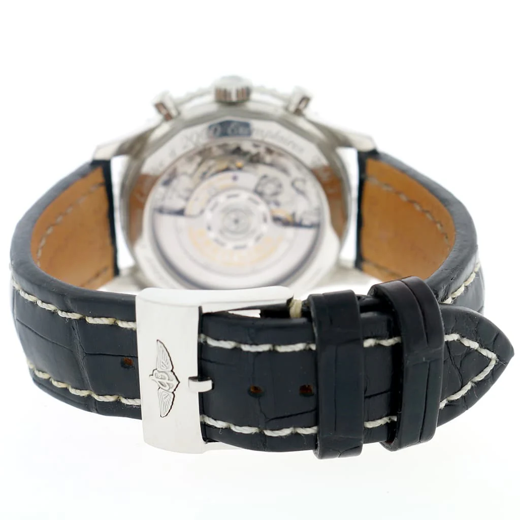 Breitling Navitime-01 Limited Edition 43MM Ivory Dial Chronograph Automatic Stainless Steel Mens Watch AB0123 - Image 6