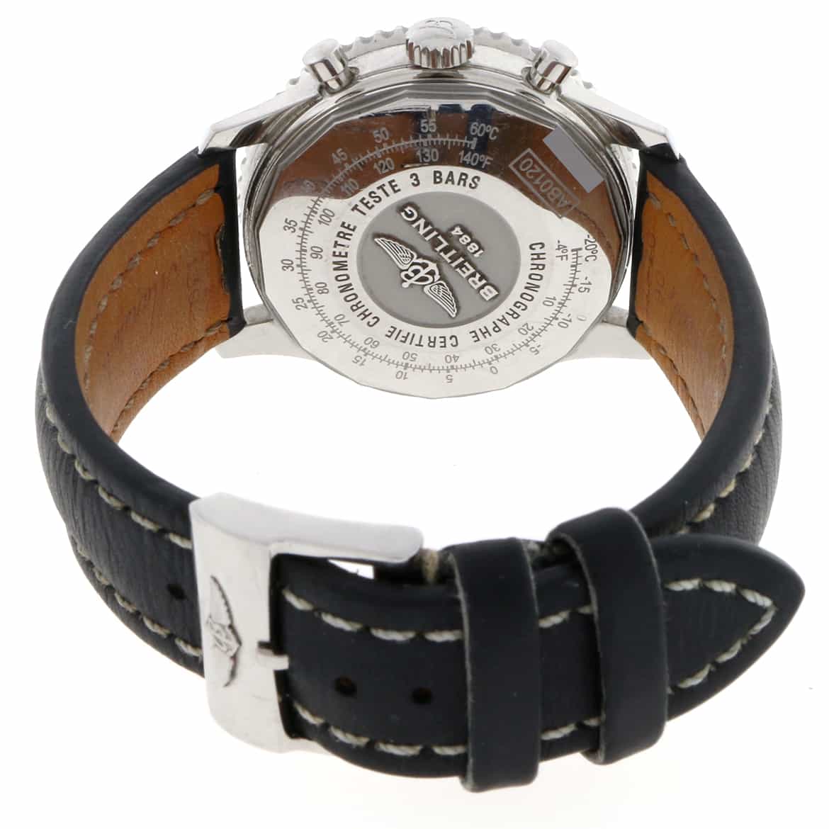 Breitling Navitimer 01 Chronograph 43MM Black Dial Automatic Stainless Steel Mens Watch AB0120 - Image 8