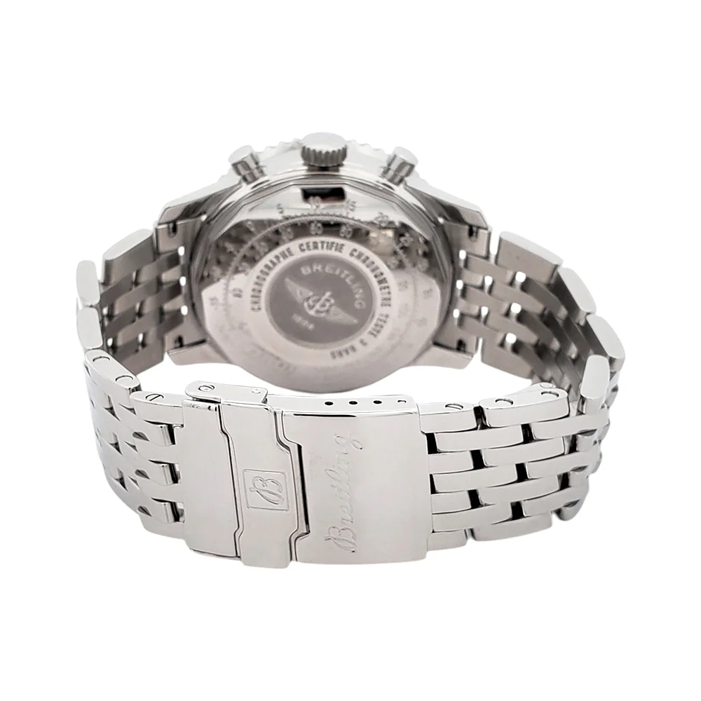 Breitling Navitimer Chronograph 42mm Silver Dial Automatic Steel Mens Watch A23322 - Image 6