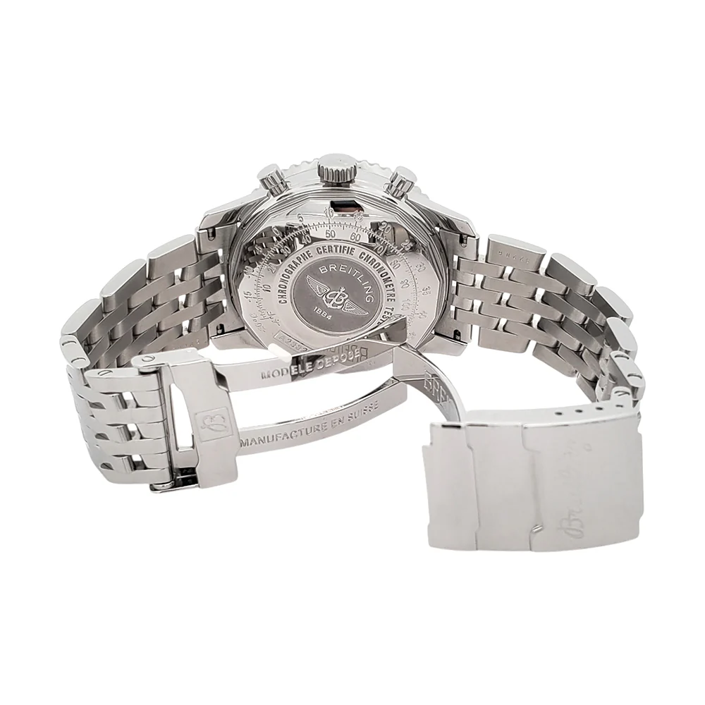Breitling Navitimer Chronograph 42mm Silver Dial Automatic Steel Mens Watch A23322 - Image 7