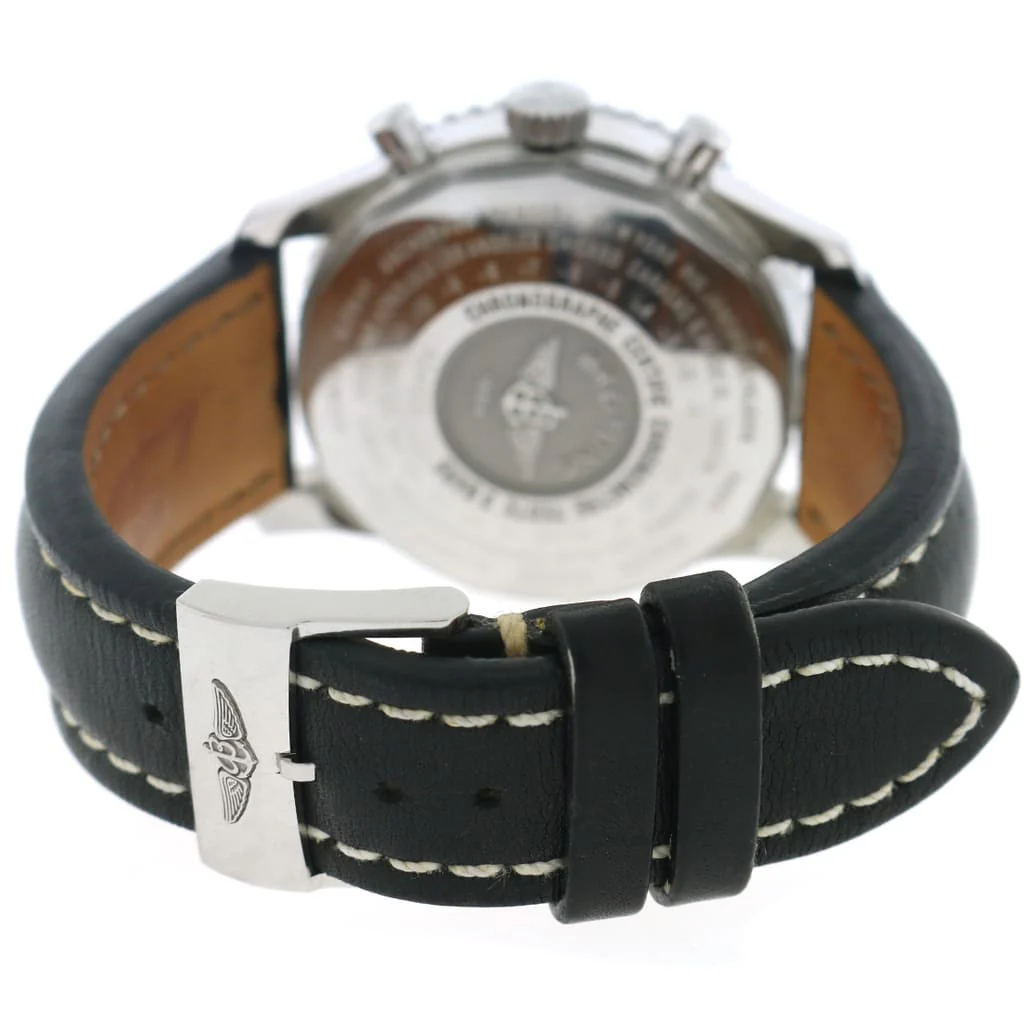 Breitling Navitimer World 46MM Chronograph GMT Automatic Stainless Steel Mens Watch A24322 - Image 6