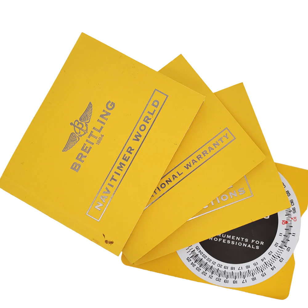 Breitling Navitimer World 46mm Chronograph GMT Steel Watch A24322 Box Papers - Image 7