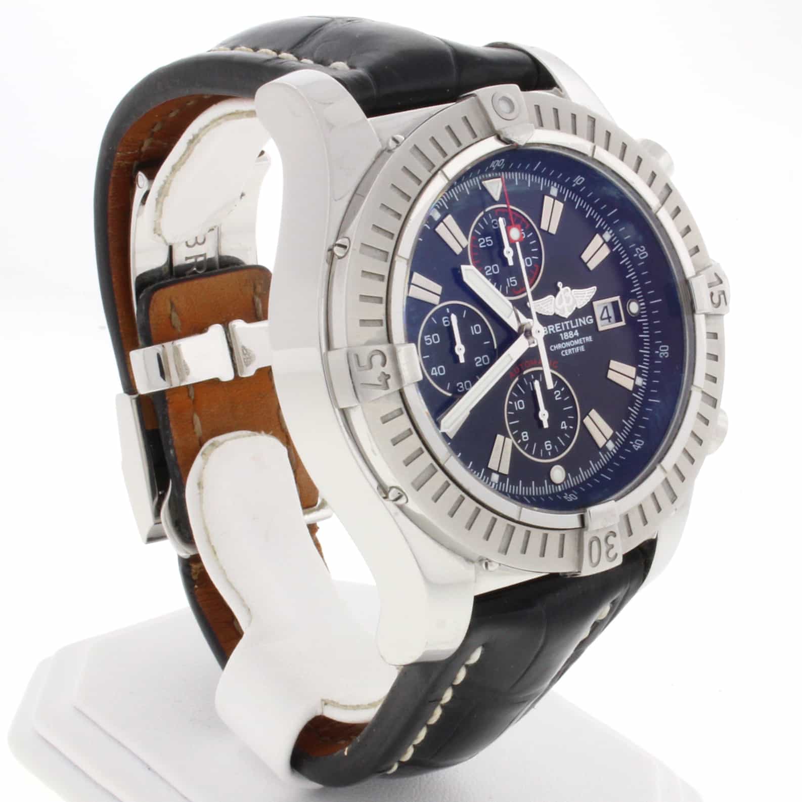 Breitling Super Avenger 49MM Chronograph Automatic Stainless Steel Mens Watch A13370 - Image 6
