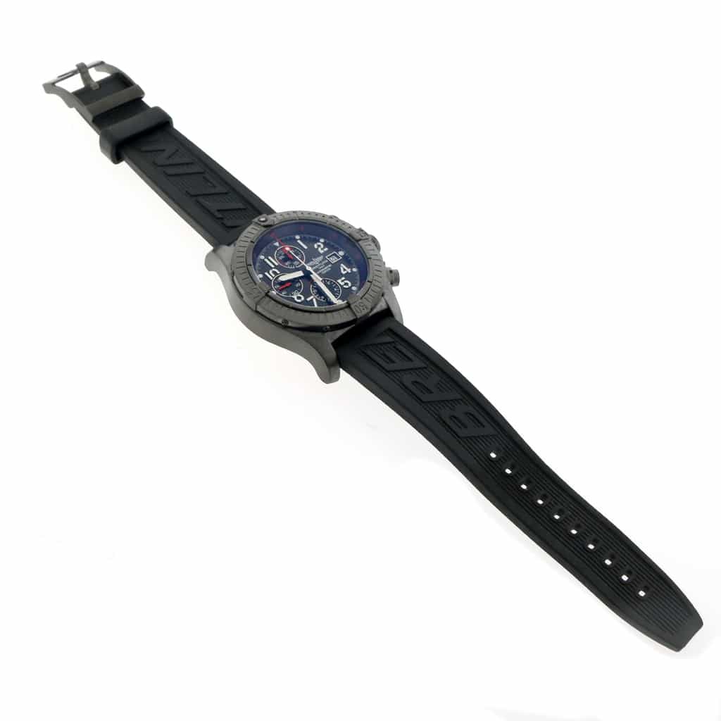 Breitling Super Avenger Blacksteel Chronograph 48MM Automatic Mens Limited Edition Watch M13370 - Image 2