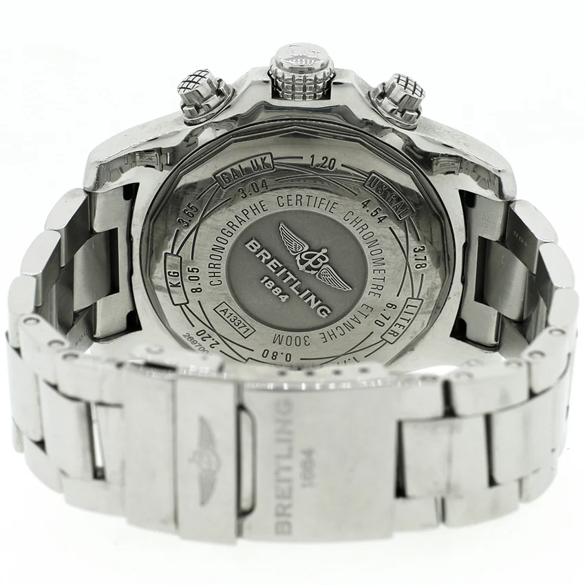 Breitling Super Avenger II Black Dial 48mm Steel Watch A1337111/BC28 - Image 4