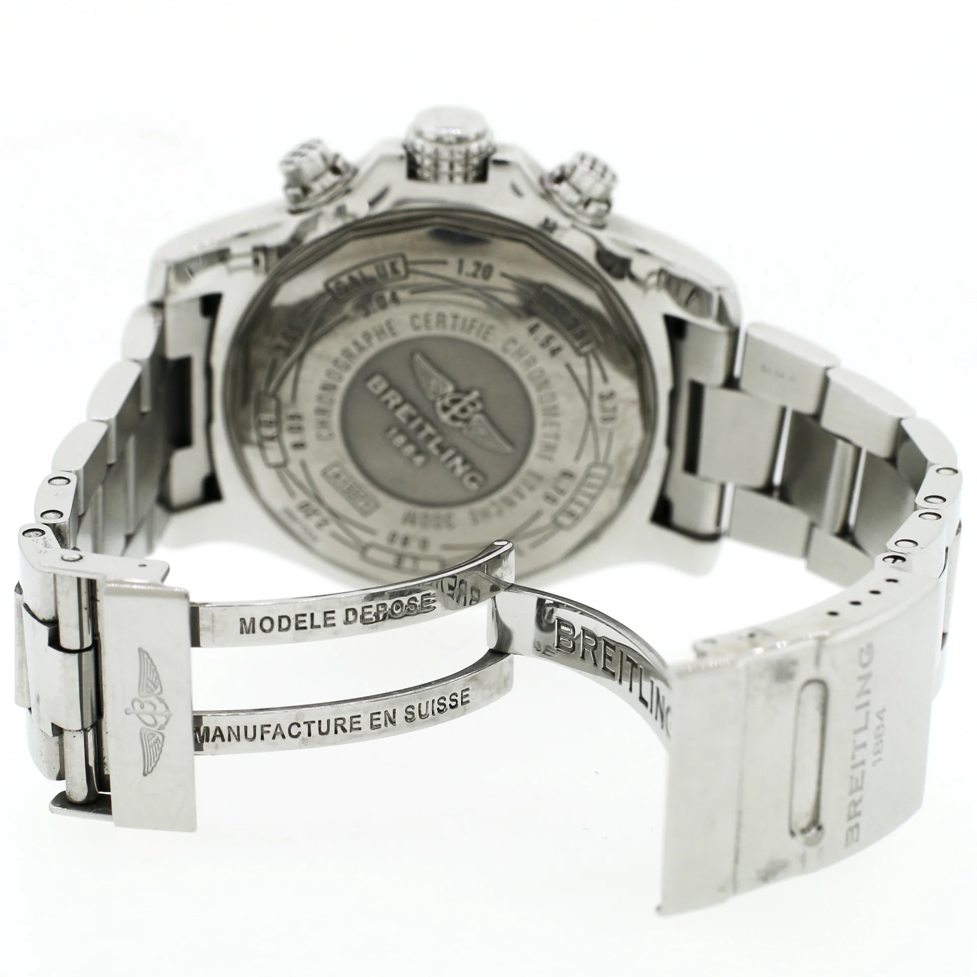 Breitling Super Avenger II Black Dial 48mm Steel Watch A1337111/BC28 - Image 5