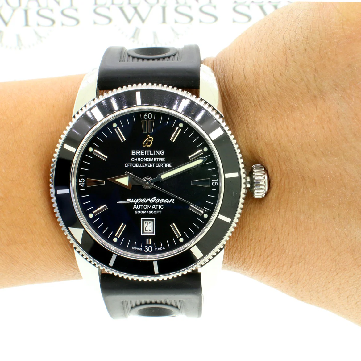 Breitling SuperOcean Heritage 46MM Automatic Mens Watch A17320 - Image 3