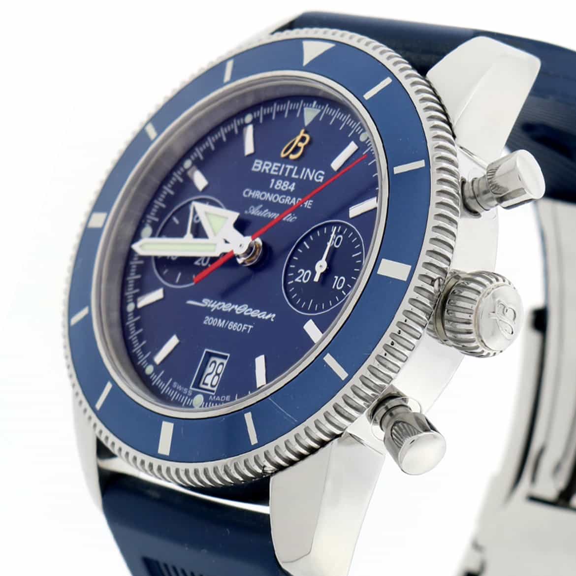 Breitling SuperOcean Heritage Chronograph 44MM Automatic Stainless Steel Mens Watch A23370 - Image 4