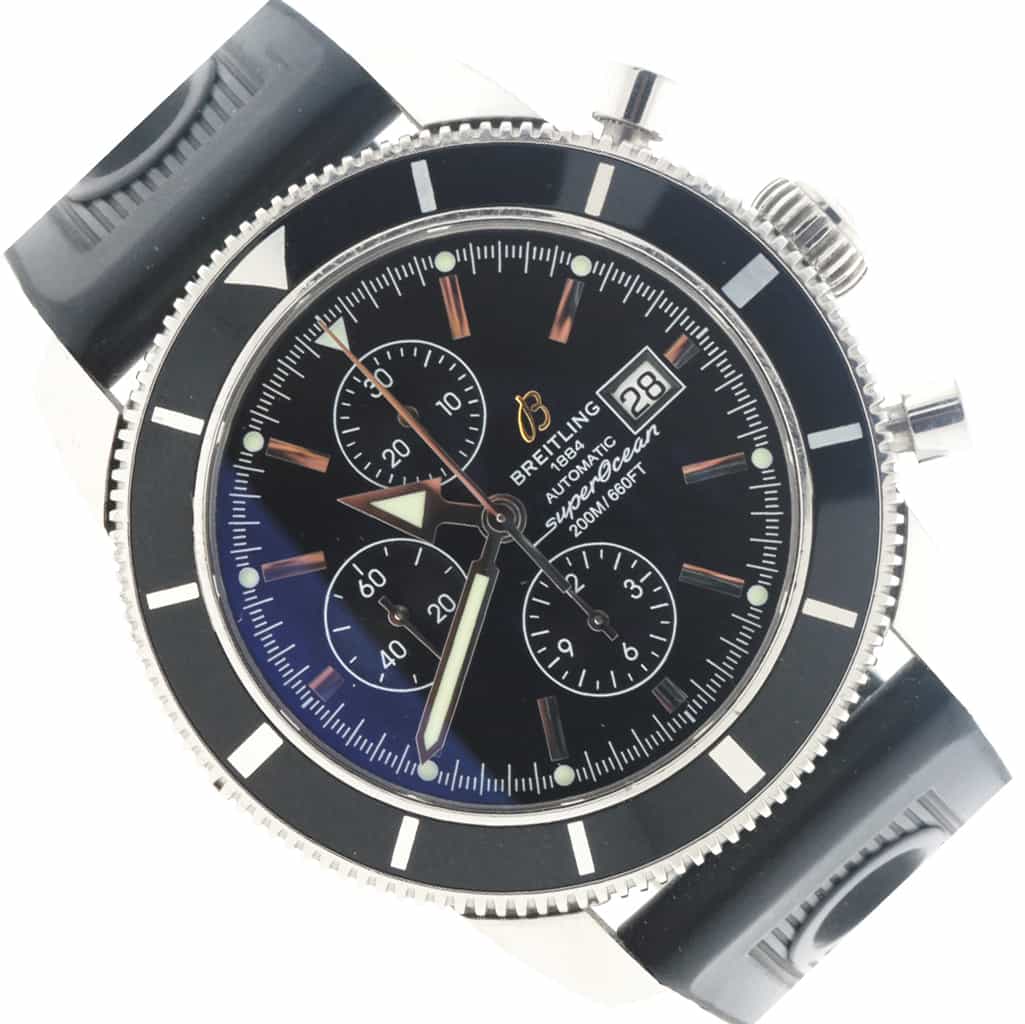 Breitling SuperOcean Heritage Chronograph 46MM Automatic Stainless Steel Mens Watch A13320 - Image 4