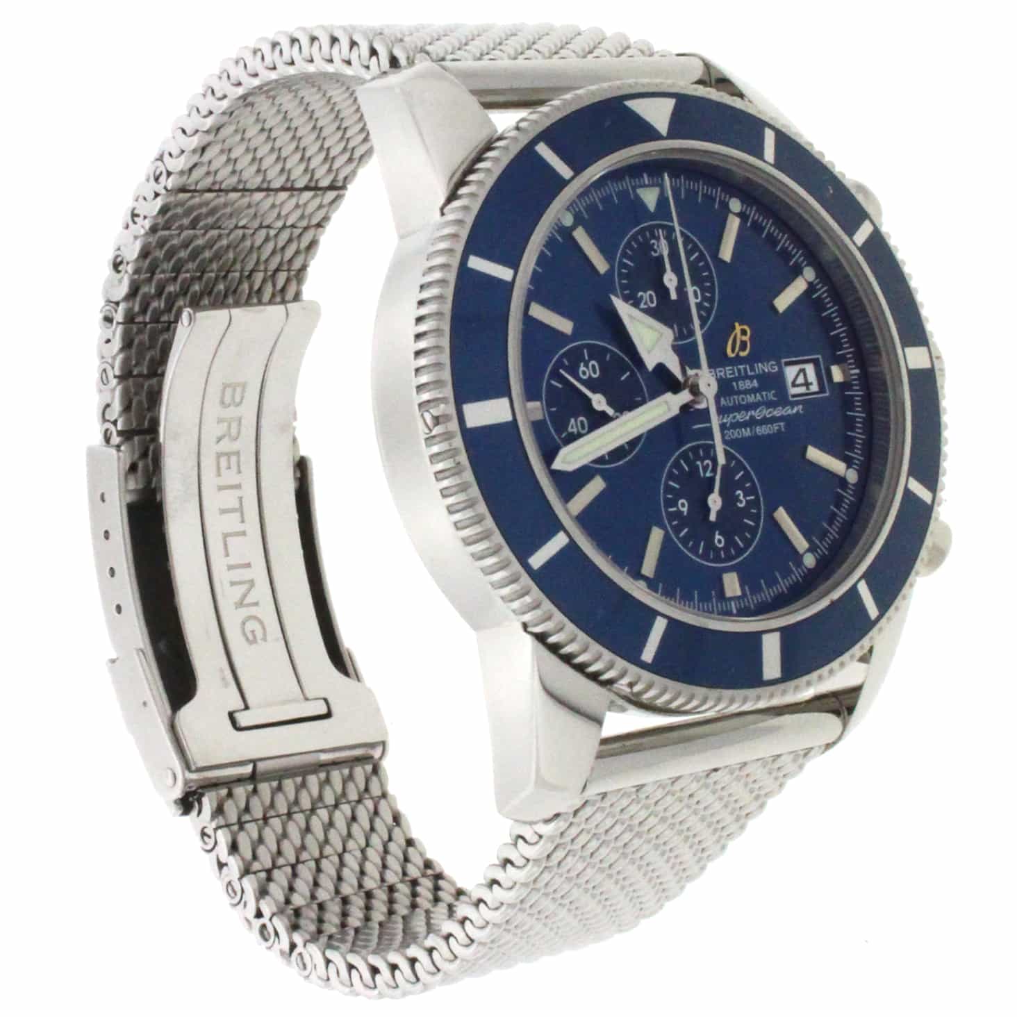Breitling SuperOcean Heritage Chronograph 46MM Automatic Stainless Steel Mens Watch A13320 - Image 5
