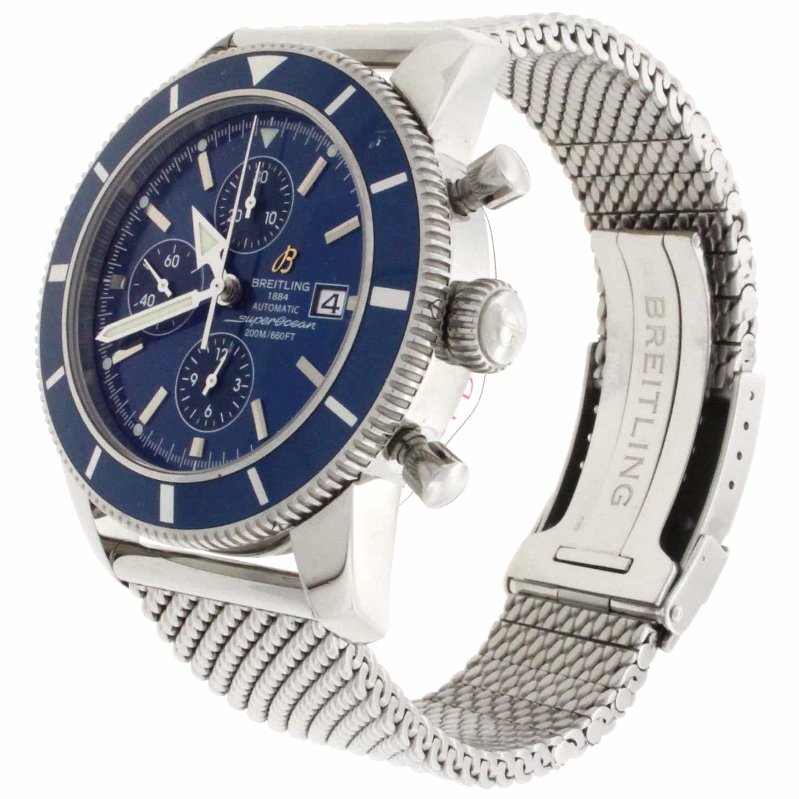 Breitling SuperOcean Heritage Chronograph 46MM Automatic Stainless Steel Mens Watch A13320 - Image 6