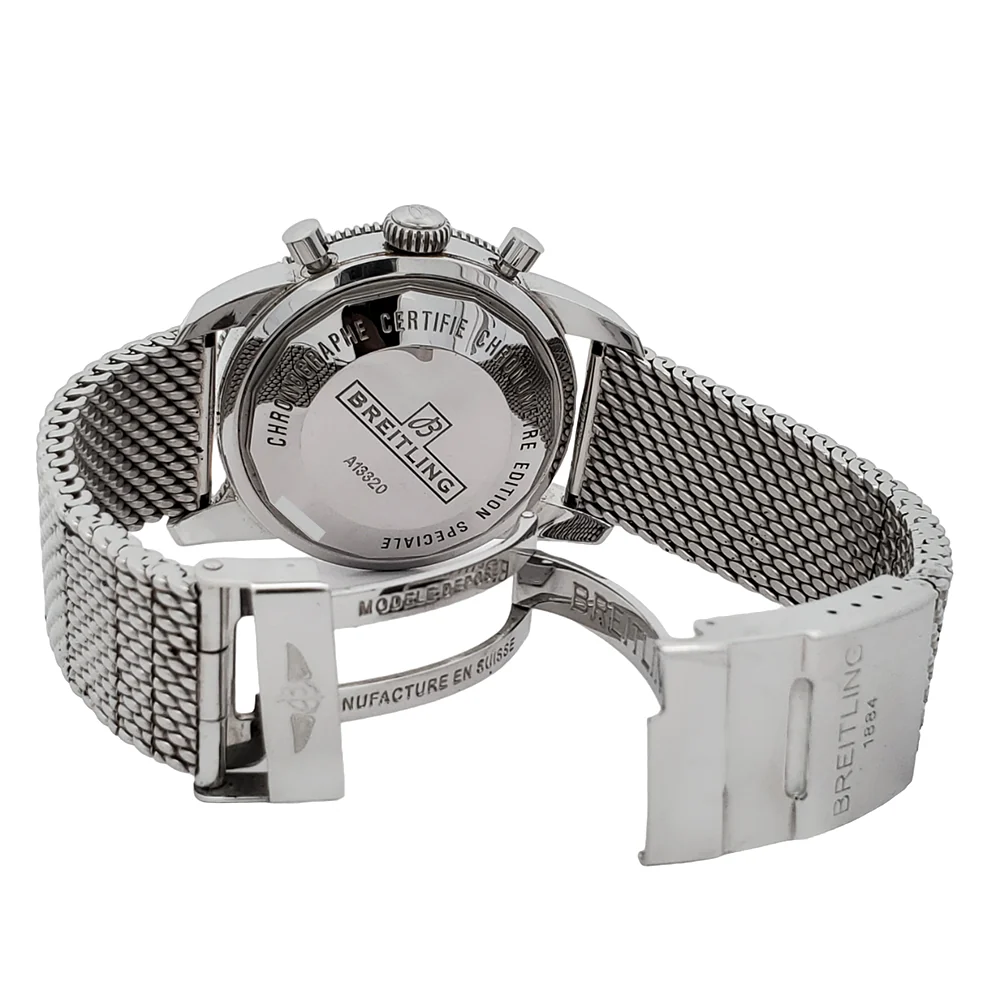 Breitling SuperOcean Heritage Chronograph 46mm Black Dial Stainless Steel Watch A13320 - Image 6