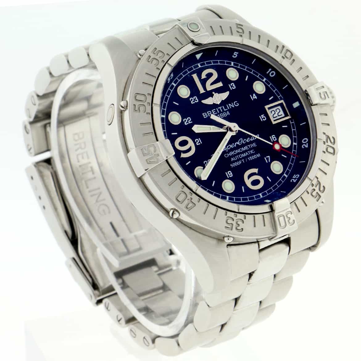 Breitling SuperOcean Steelfish 42MM Black Arabic Dial Stainless Steel Automatic Mens Watch A17360 - Image 2