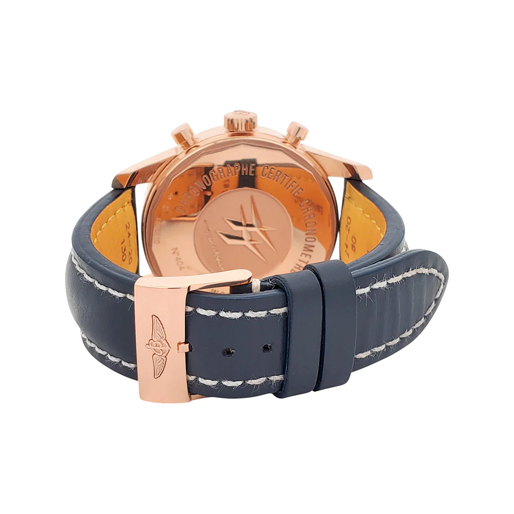 Breitling Transocean Chronograph Unitime Rose Gold 46mm Watch RB0510 Box Papers - Image 7