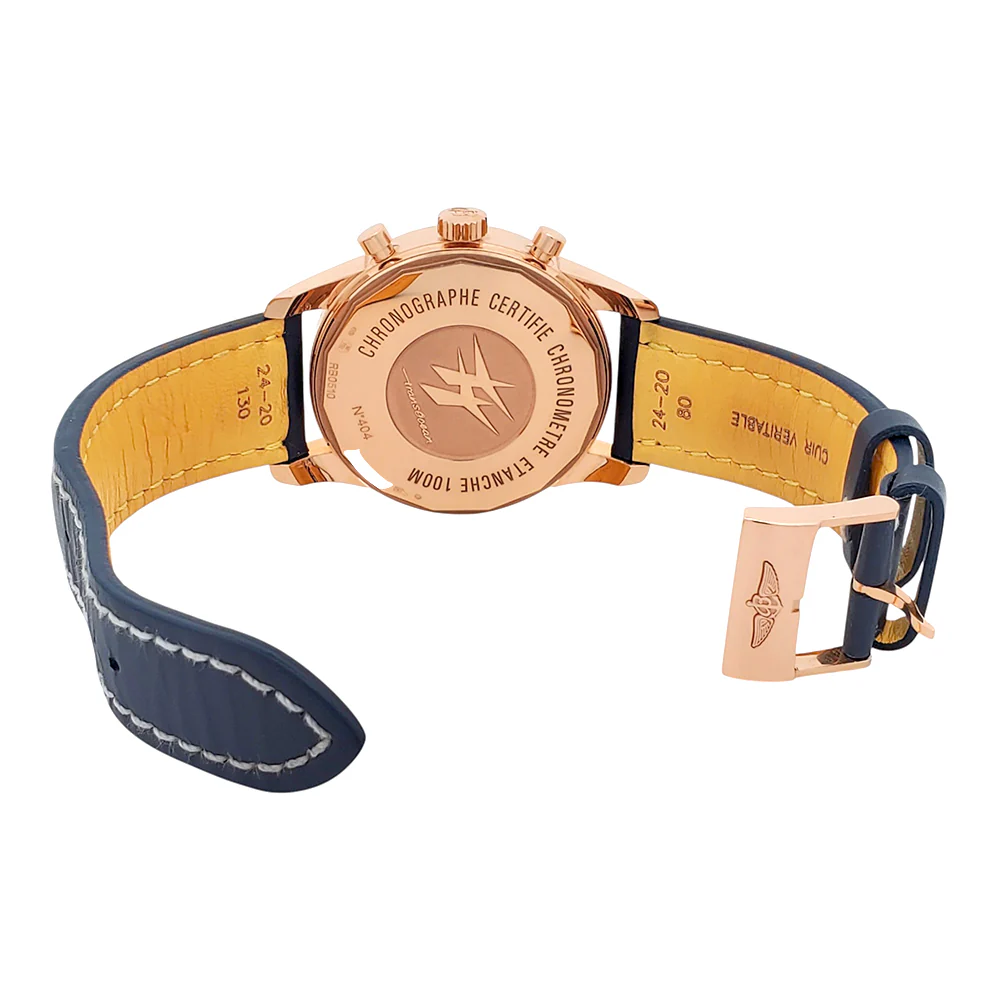 Breitling Transocean Chronograph Unitime Rose Gold 46mm Watch RB0510 Box Papers - Image 8