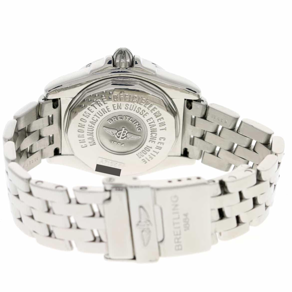 Breitling Windrider Cockpit Ladies Factory Diamond Dial 32MM Watch w/ Diamond Bezel A71356 - Image 6