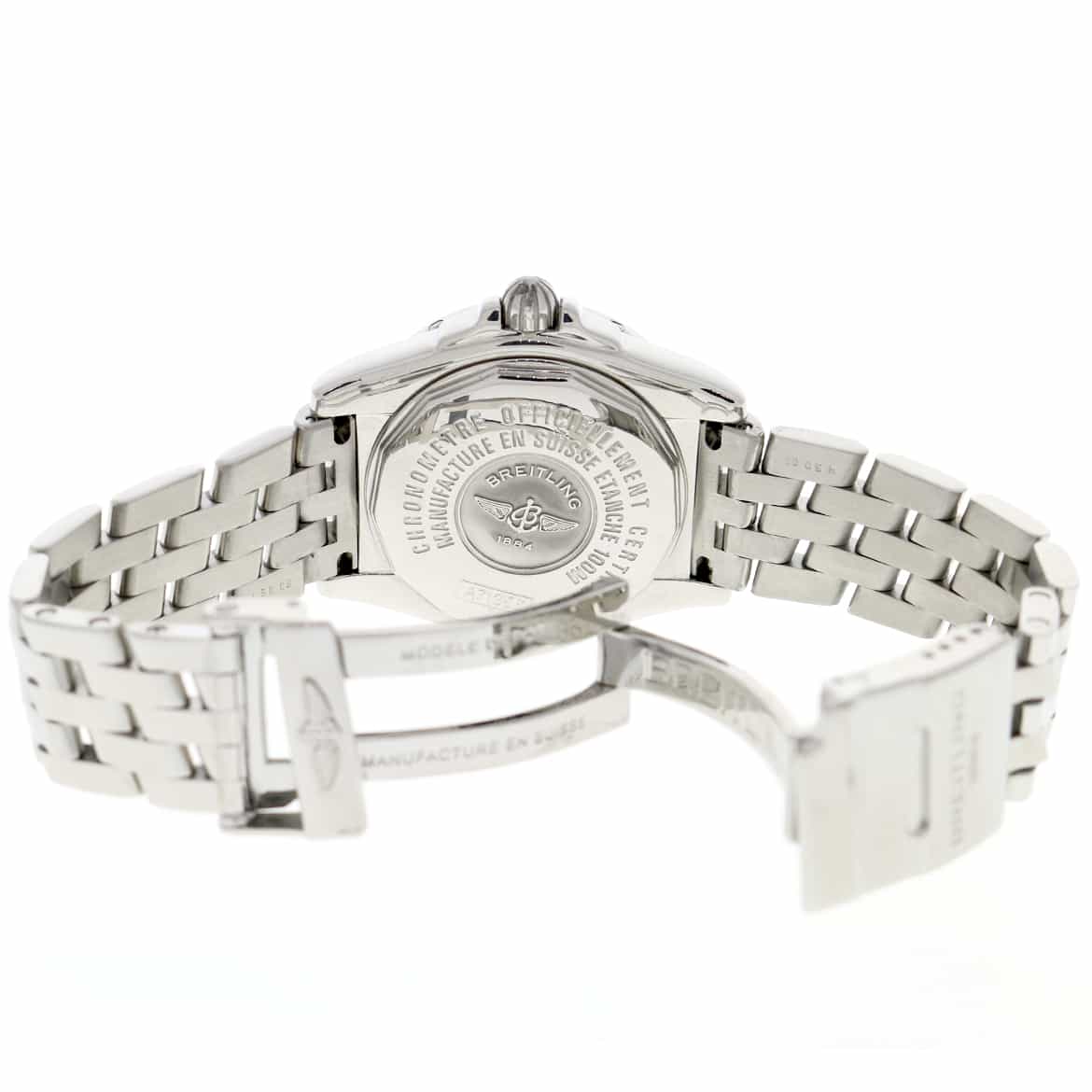 Breitling Windrider Cockpit Ladies Factory Diamond Dial 32MM Watch w/ Diamond Bezel A71356 - Image 7
