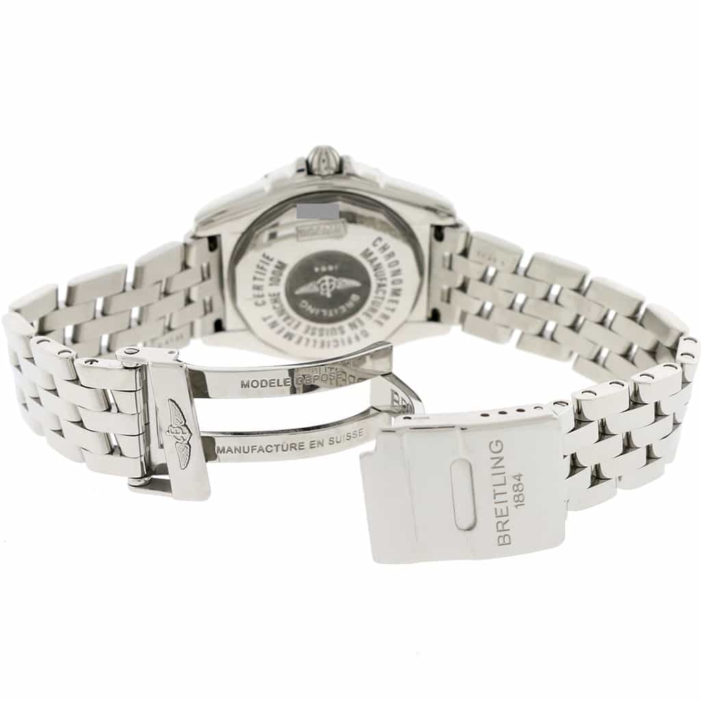 Breitling Windrider Cockpit Ladies Factory MOP Diamond Dial 32MM Watch A71356 - Image 8