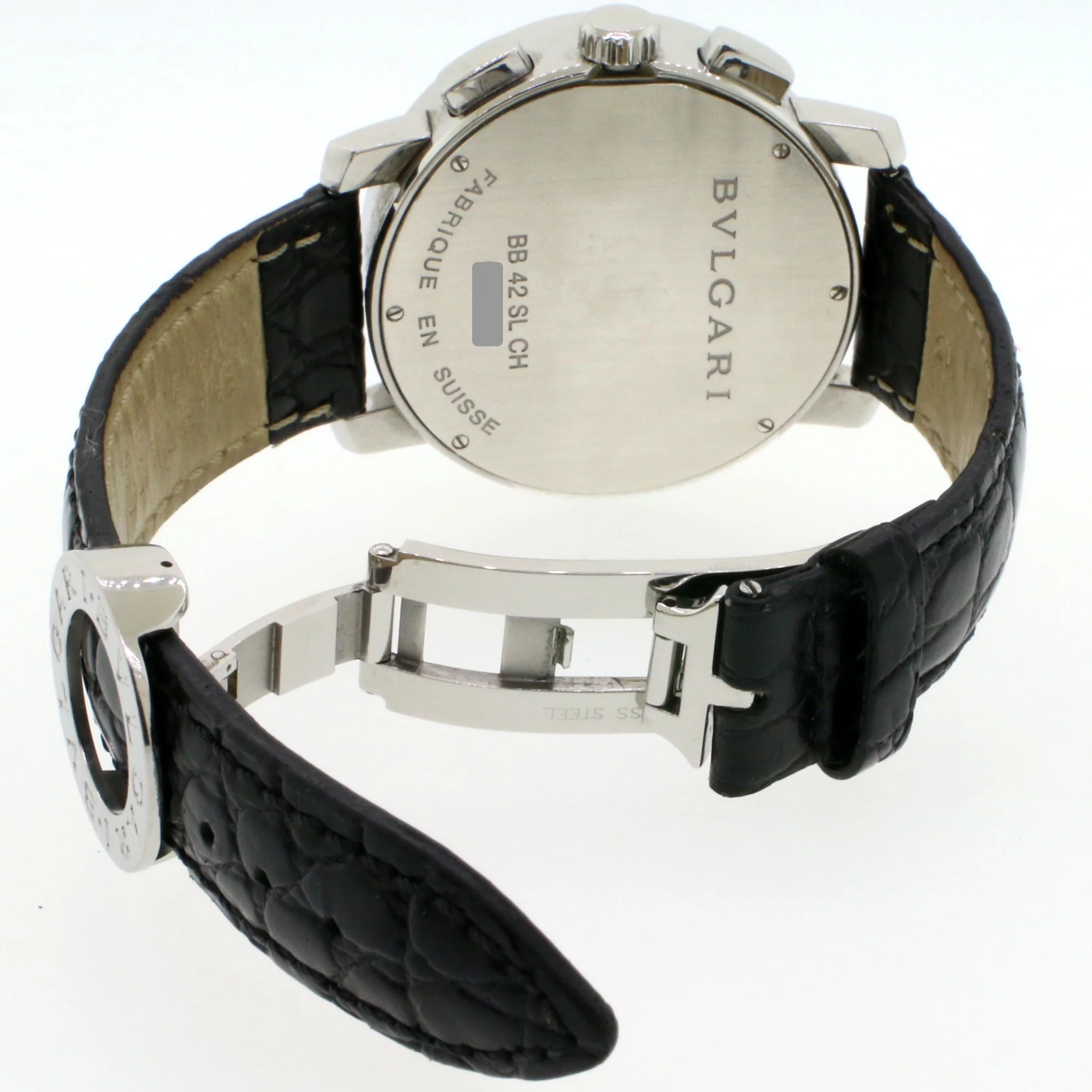 Bvlgari Chronograph 42MM stainless steel Automatic Mens Watch BB 42 SL CH - Image 3