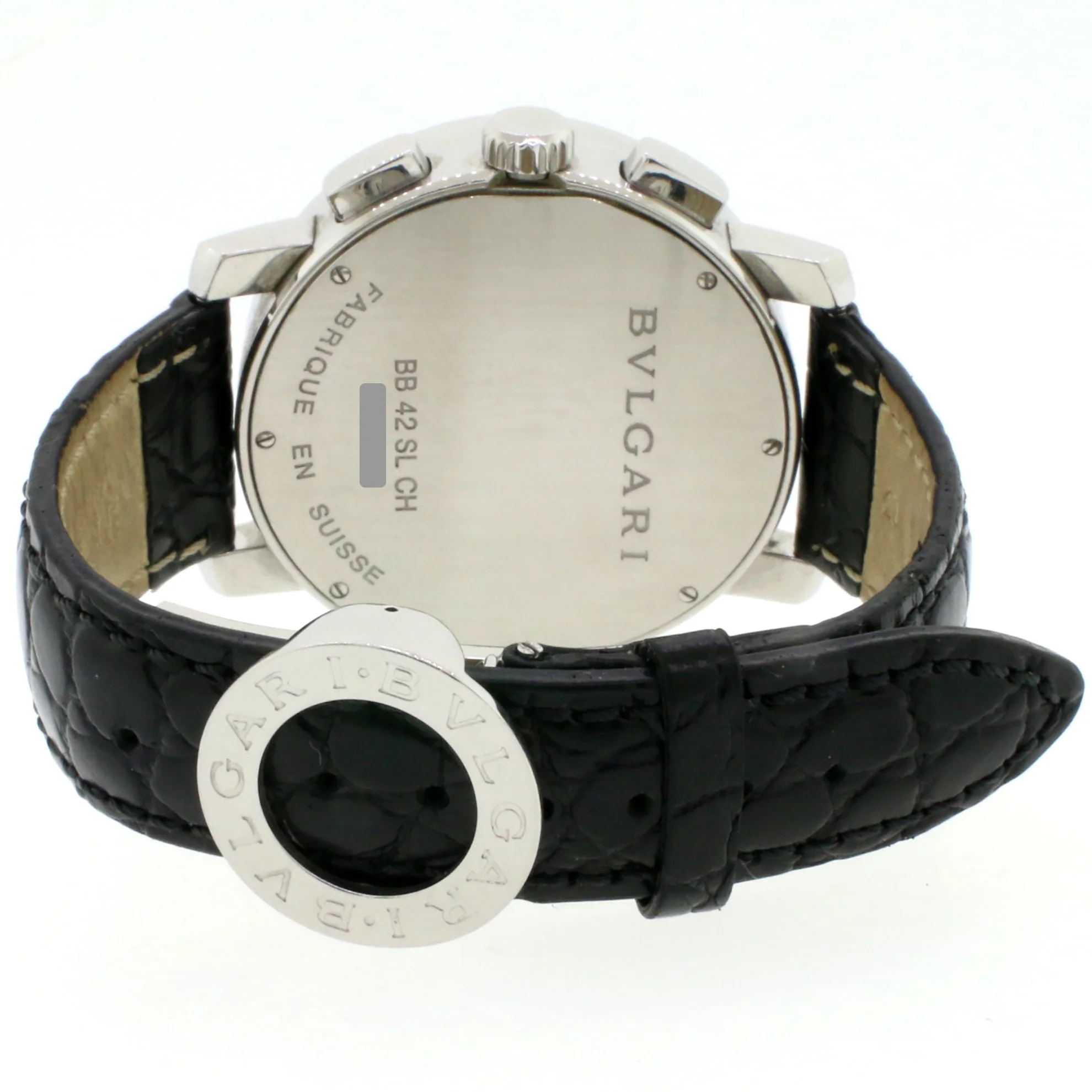 Bvlgari Chronograph 42MM stainless steel Automatic Mens Watch BB 42 SL CH - Image 5